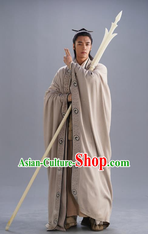 Film Creation of the Gods I Kingdom of Storms Er Lang God Yang Jian Clothing China Ancient Shang Dynasty Superhero Costumes