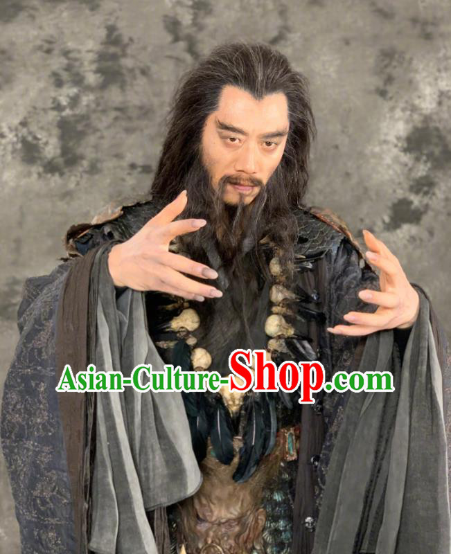 China Film Ancient Shang Dynasty Warrior Costumes Creation of the Gods I Kingdom of Storms Demon Monk Shen Gongbao Clothing