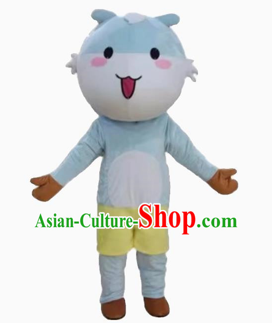 Customized Event Animal Donkey Mascot Doll Clothes Performance Costume Little Donkey Man Wears Walking Flyer Doll Costume