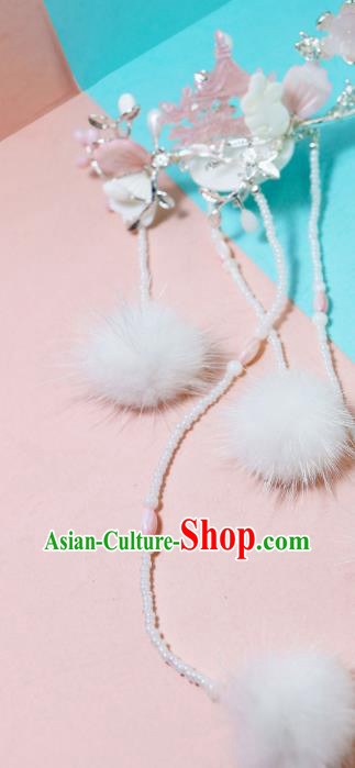 China Ancient Moon Goddess Hair Jewelries Ming Dynasty Empress Hairpins Handmade Hanfu Headdress