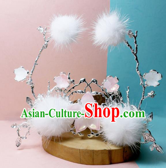 China Ancient Moon Goddess Hair Jewelries Ming Dynasty Empress Hairpins Handmade Hanfu Headdress