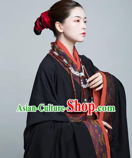 China Ancient Empress Necklace Qin Dynasty Noble Woman Jade Jewelry Handmade Hanfu Necklet