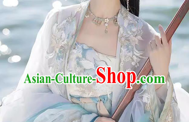 Chinese Ancient Goddess Clothing Hanfu Hezi Qun Tang Dynasty Princess Dresses
