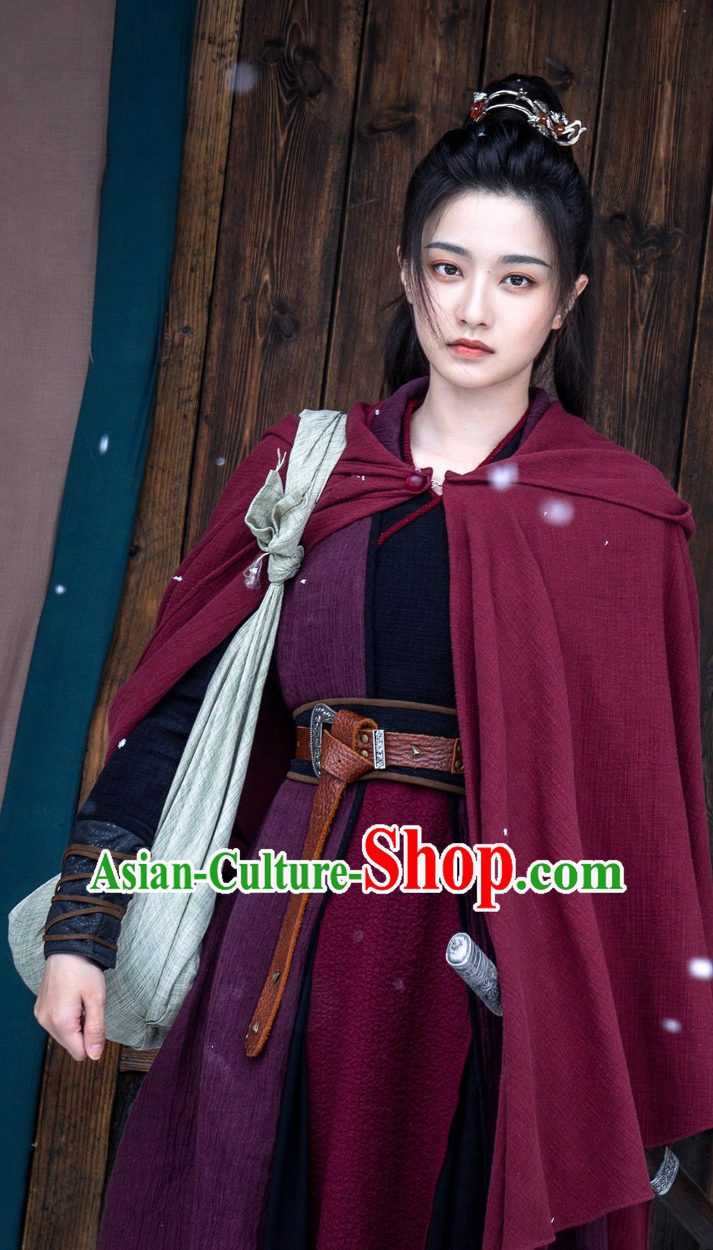 Traditional China Hanfu TV Series Drama Strange Tales of Tang Dynasty Swordswoman Ying Tao Costume Ancient Chinese Heroine Clothing