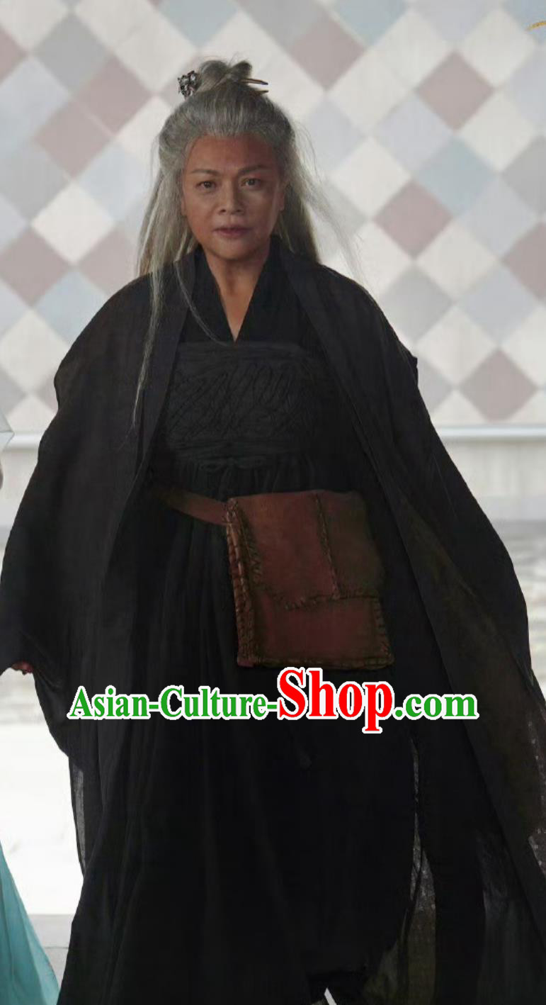 Ancient Chinese Elder Woman Clothing Traditional China Hanfu Dress TV Series Drama Strange Tales of Tang Dynasty Female Civilian Costume