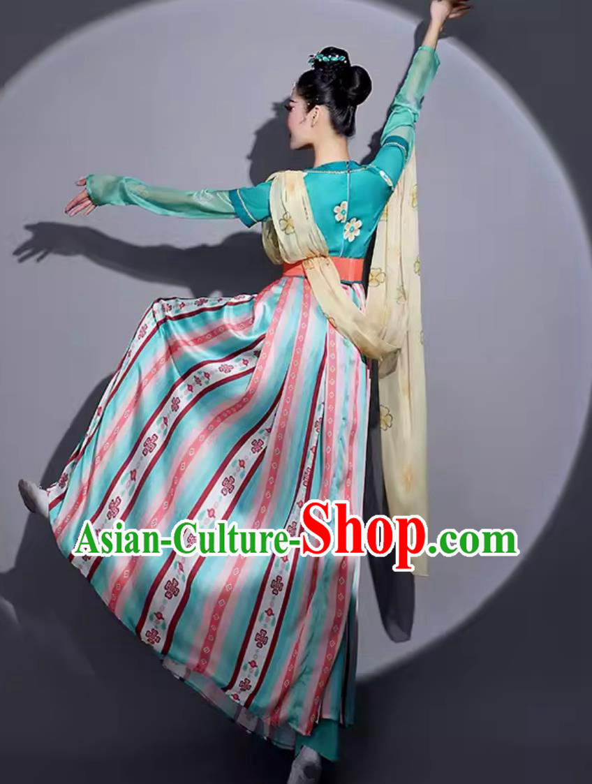 Chinese Chang An Tang Dance Costume Traditional Woman Hanfu Dress China Classical Dance Clothing