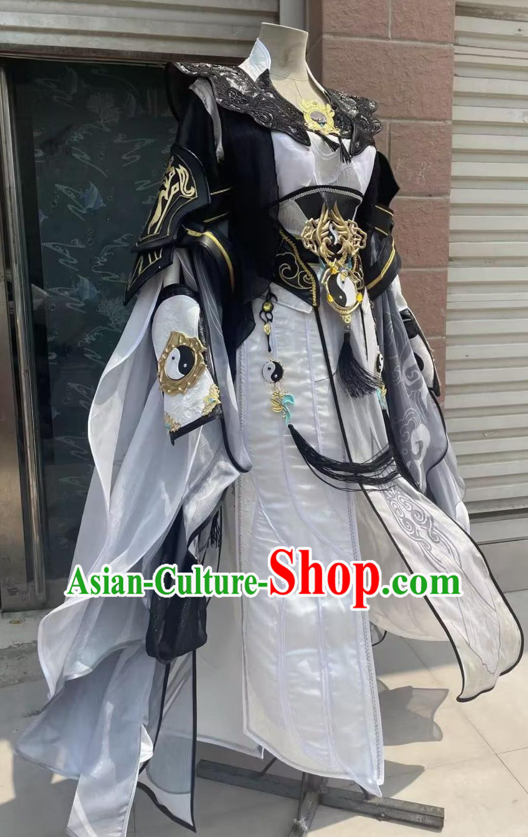 Ancient Chinese Swordswoman Costume China Online Game Sword Heroes Fate Cosplay Chunyang Temple Taoist Nun Dress