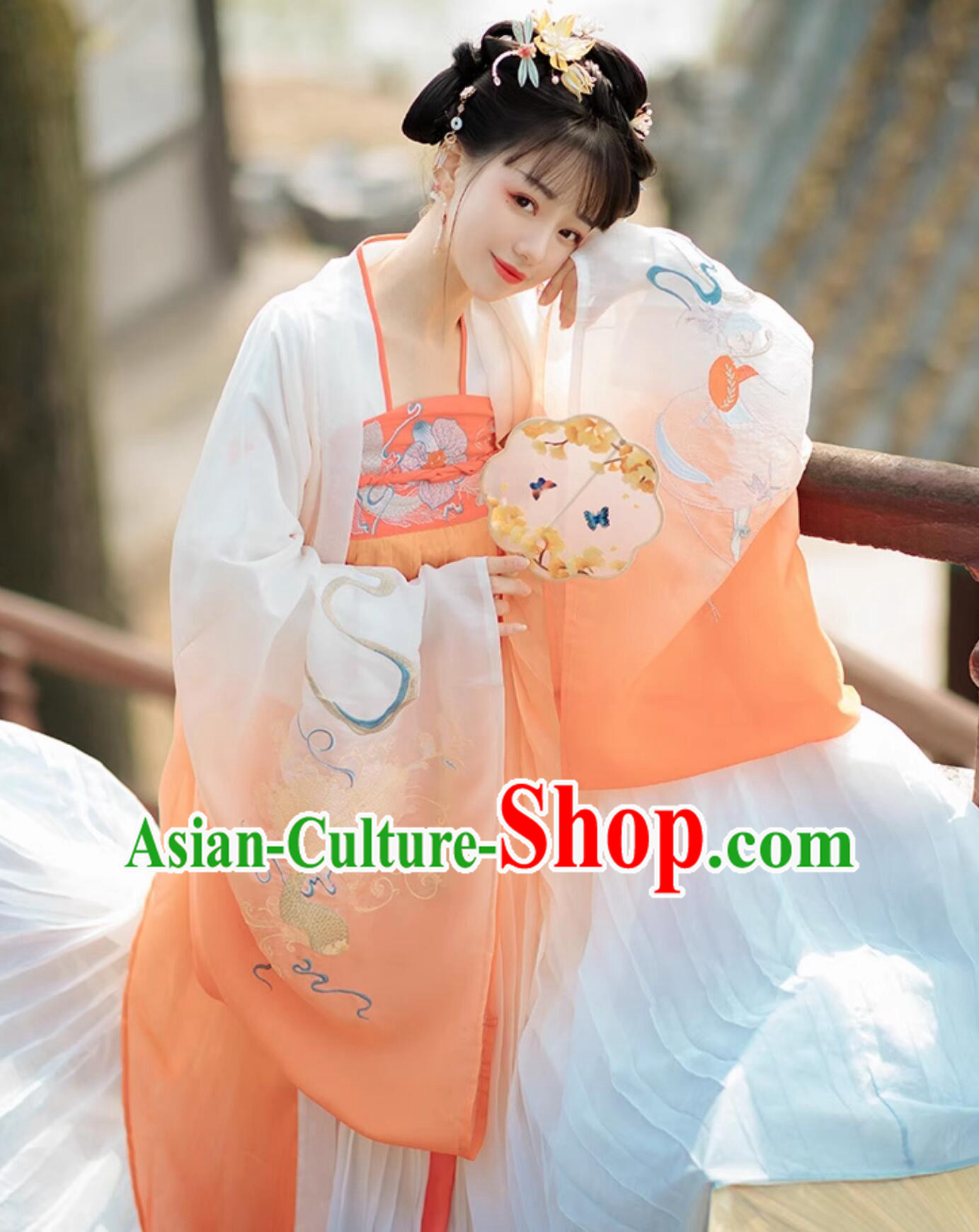 Traditional Chinese Clothing Tang Dynasty Princess Hanfu Dress Ancient China Young Lady Costume