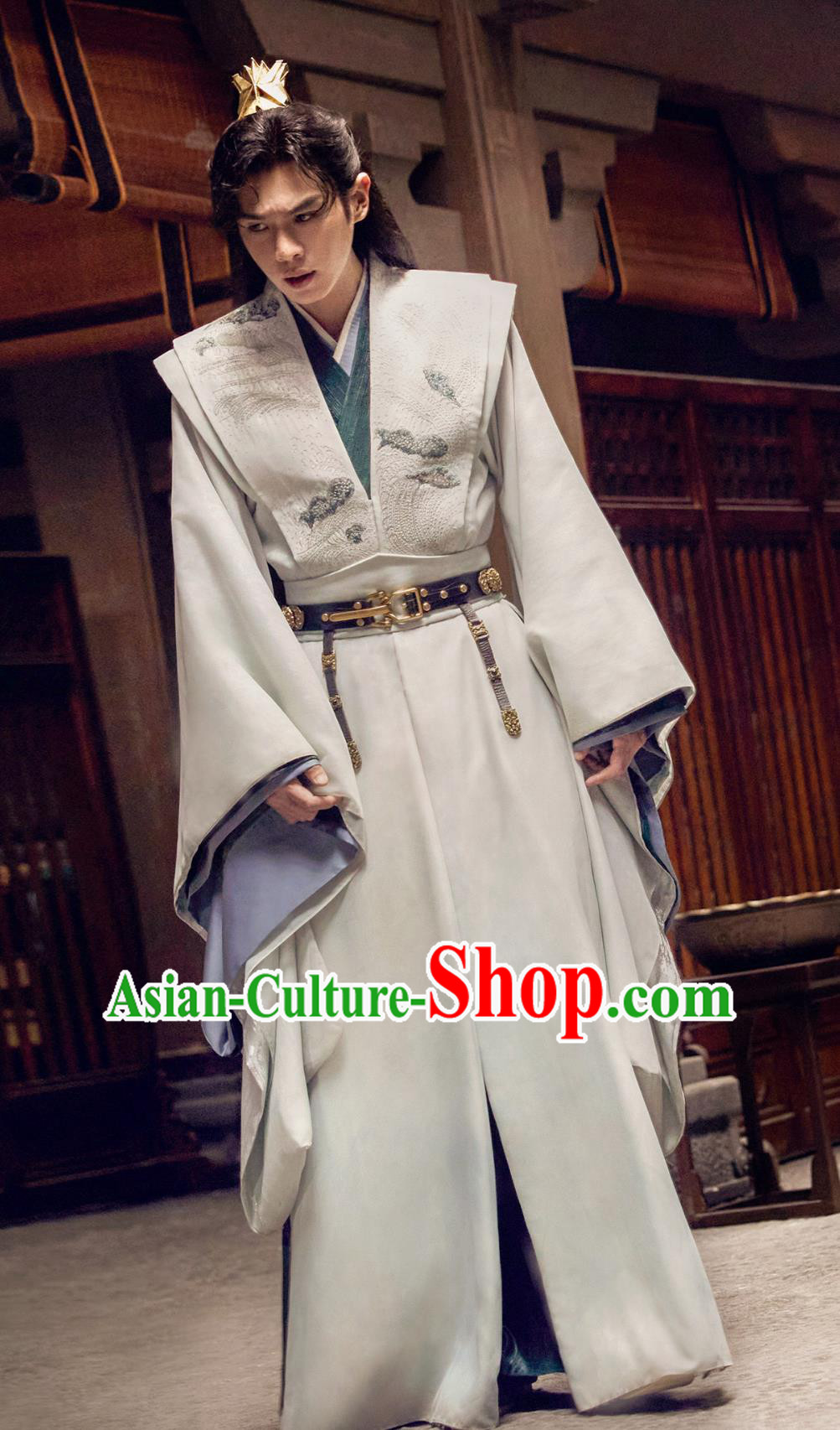 Ancient China Royal Prince Clothing Traditional Chinese Wuxia Drama Swordsman Outfit TV Series Qing Yu Nian Fan Xian Costume