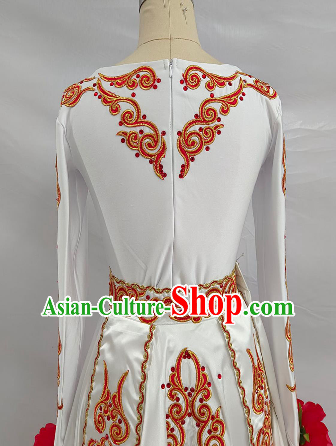 Chinese National Dance Costume Kazak Nationality Dance Dress Taoli Cup Competition Clothing