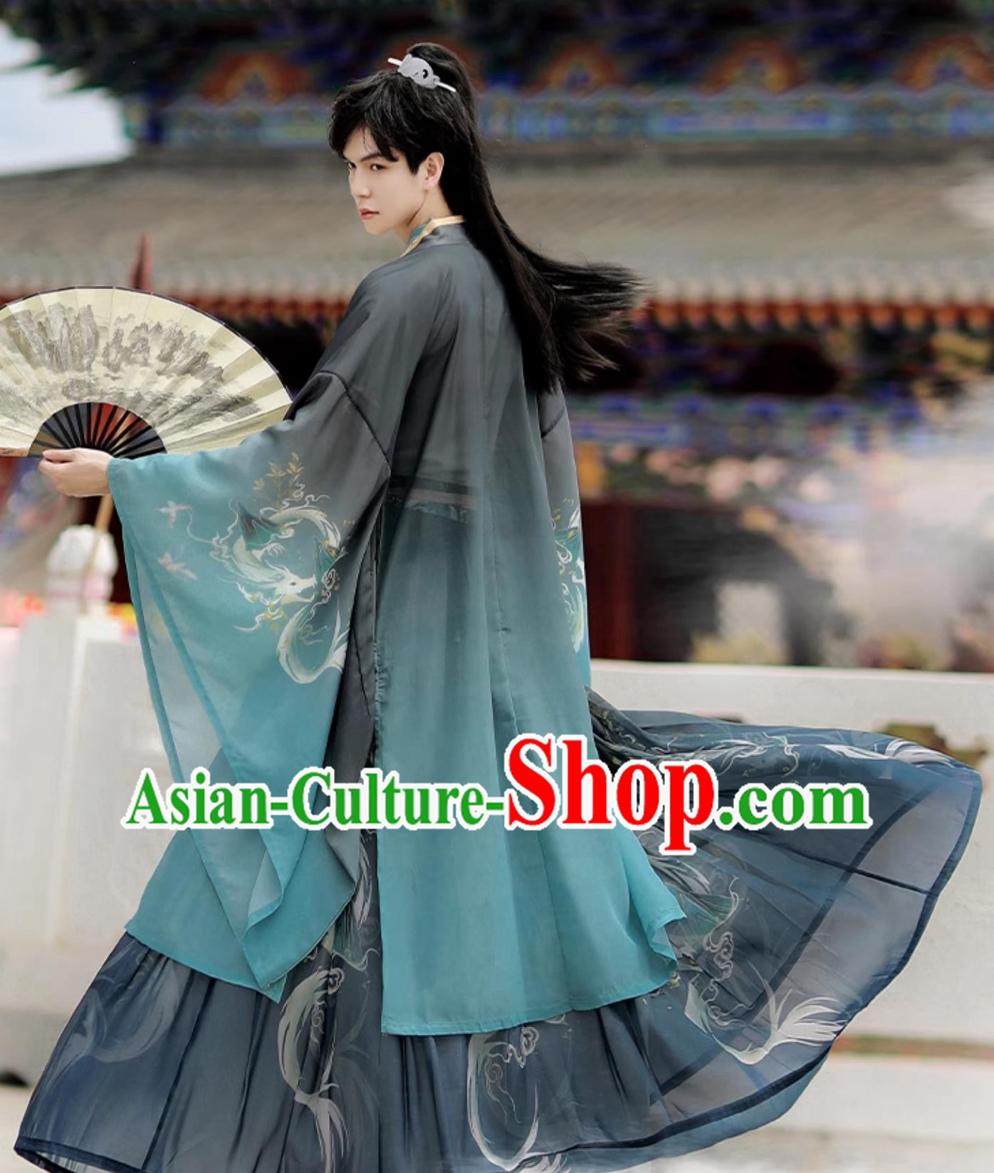 Chinese Jin Dynasty Costume Ancient China Swordsman Clothing Traditional Hanfu Dress