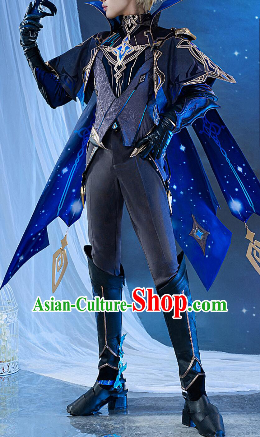 Top Cosplay Costume Genshin Impact Dainsleif Outfit Halloween Clothing