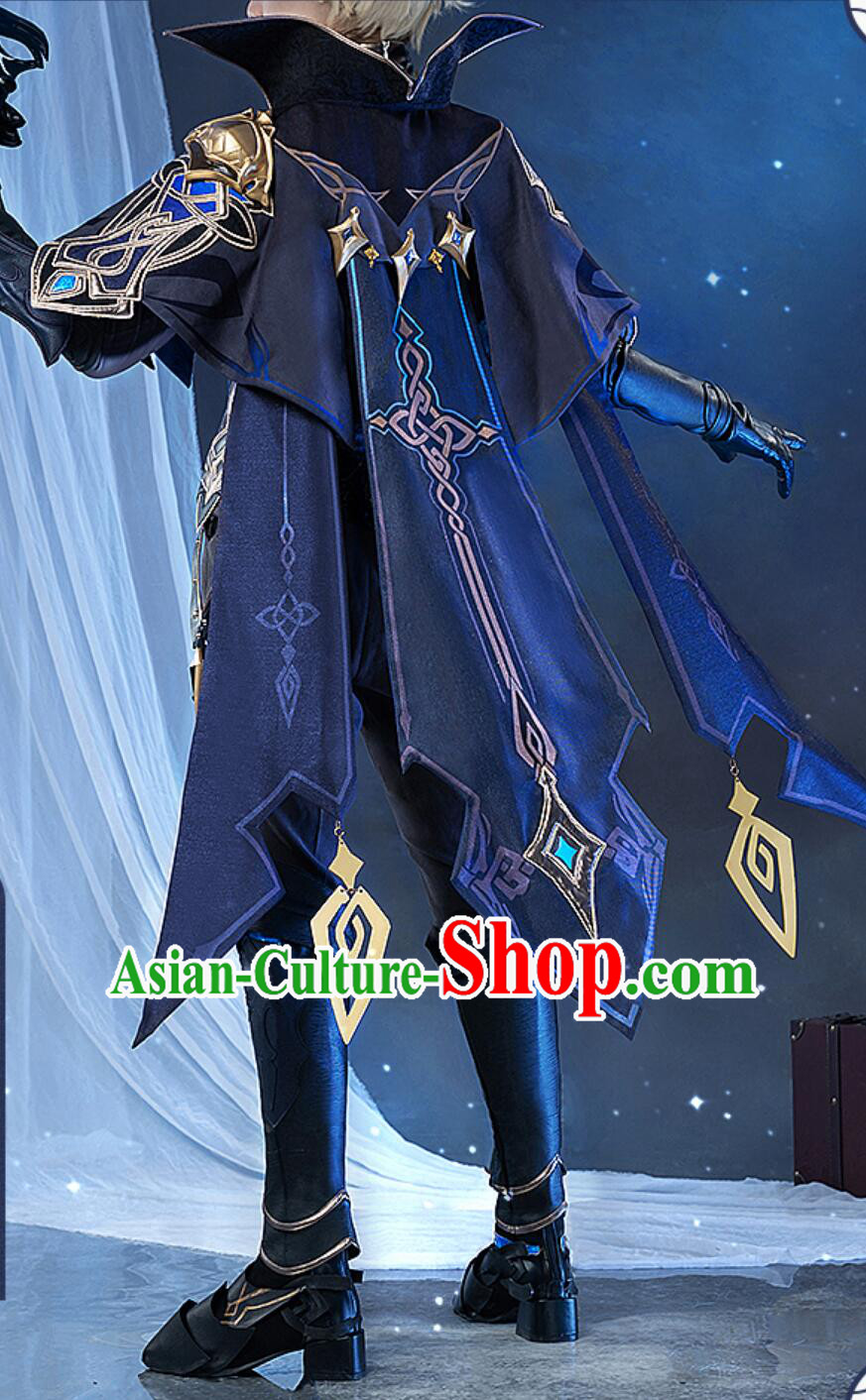 Top Cosplay Costume Genshin Impact Dainsleif Outfit Halloween Clothing