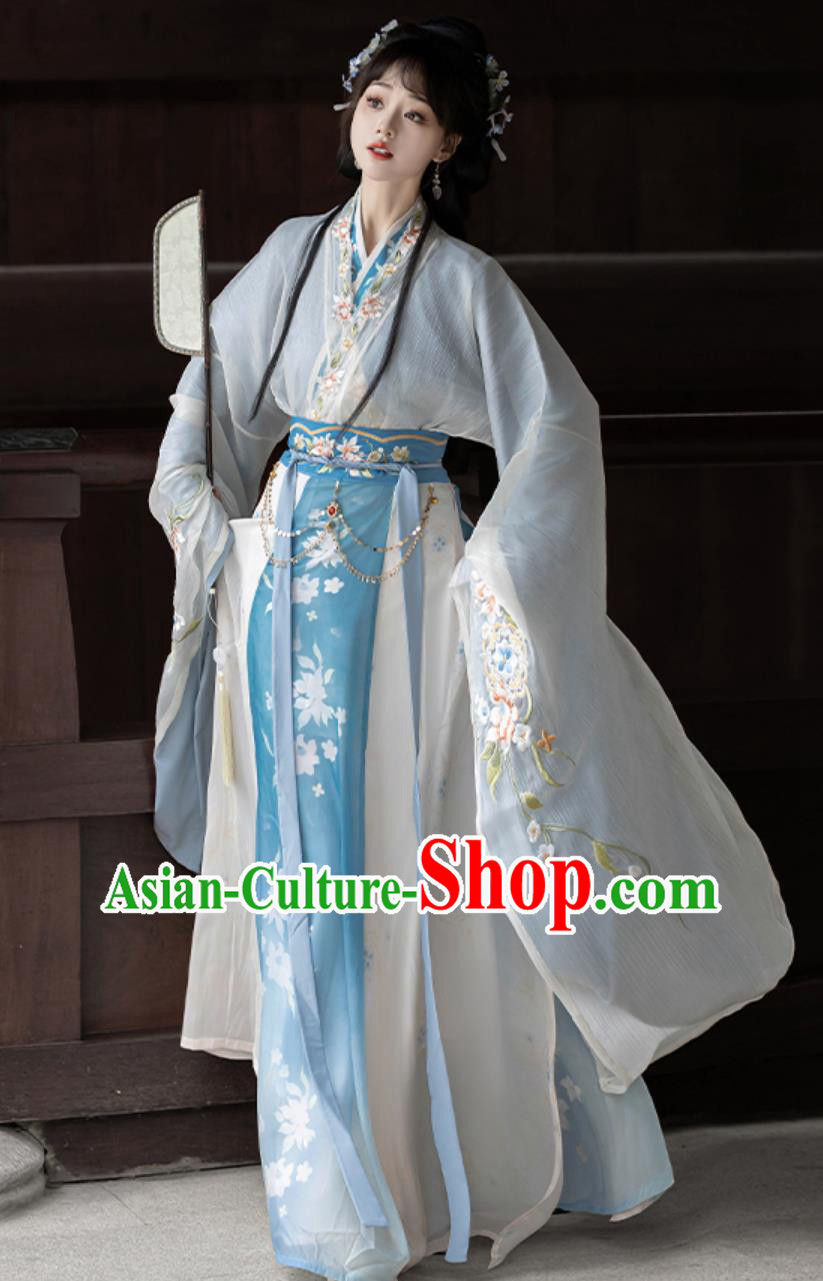 Ancient China Princess Costume Traditional Hanfu Dress Chinese Jin Dynasty Court Woman Clothing