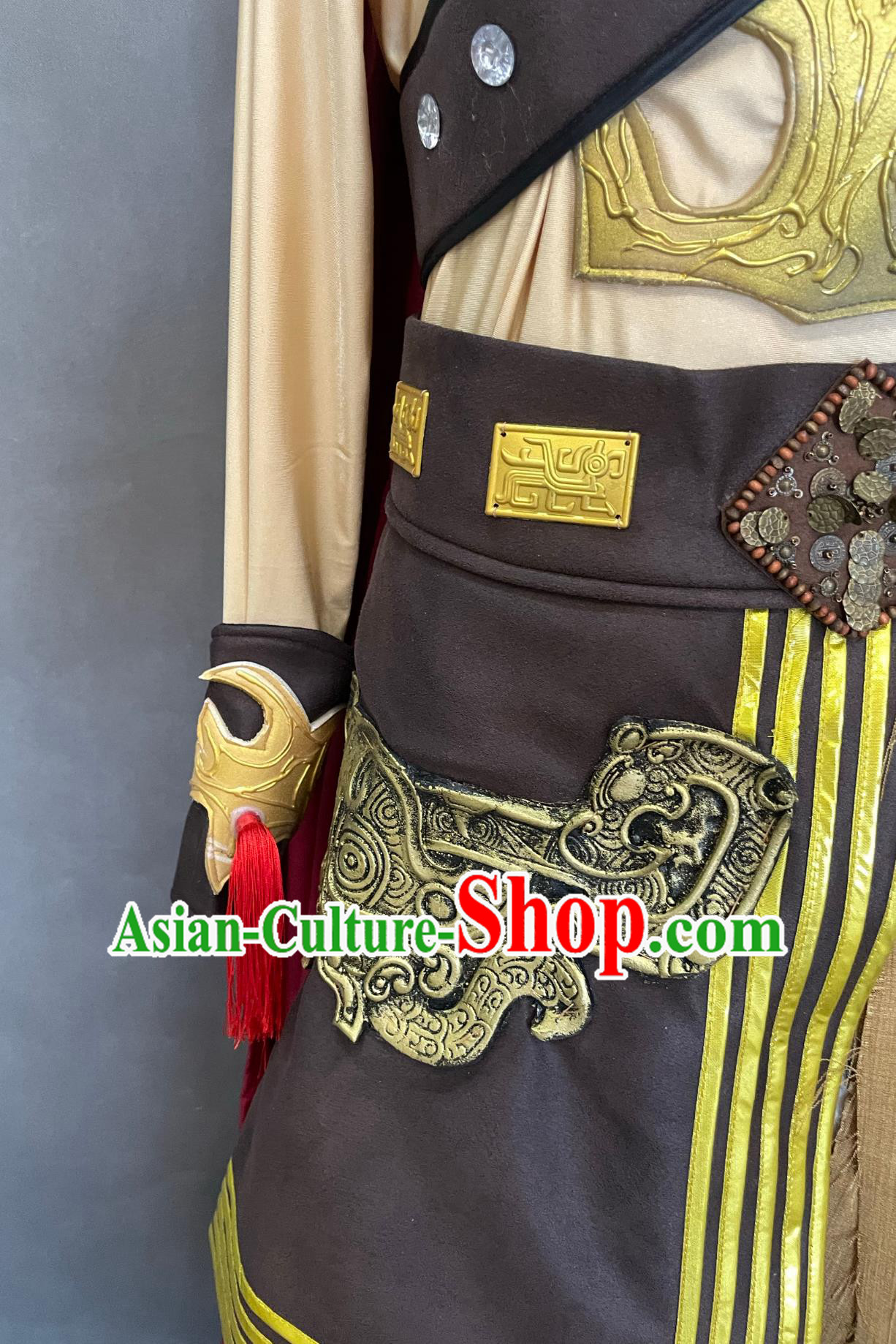 Chinese Ancient Time Tribal Chief Costume Priest Clothing China Drama Dance Garment