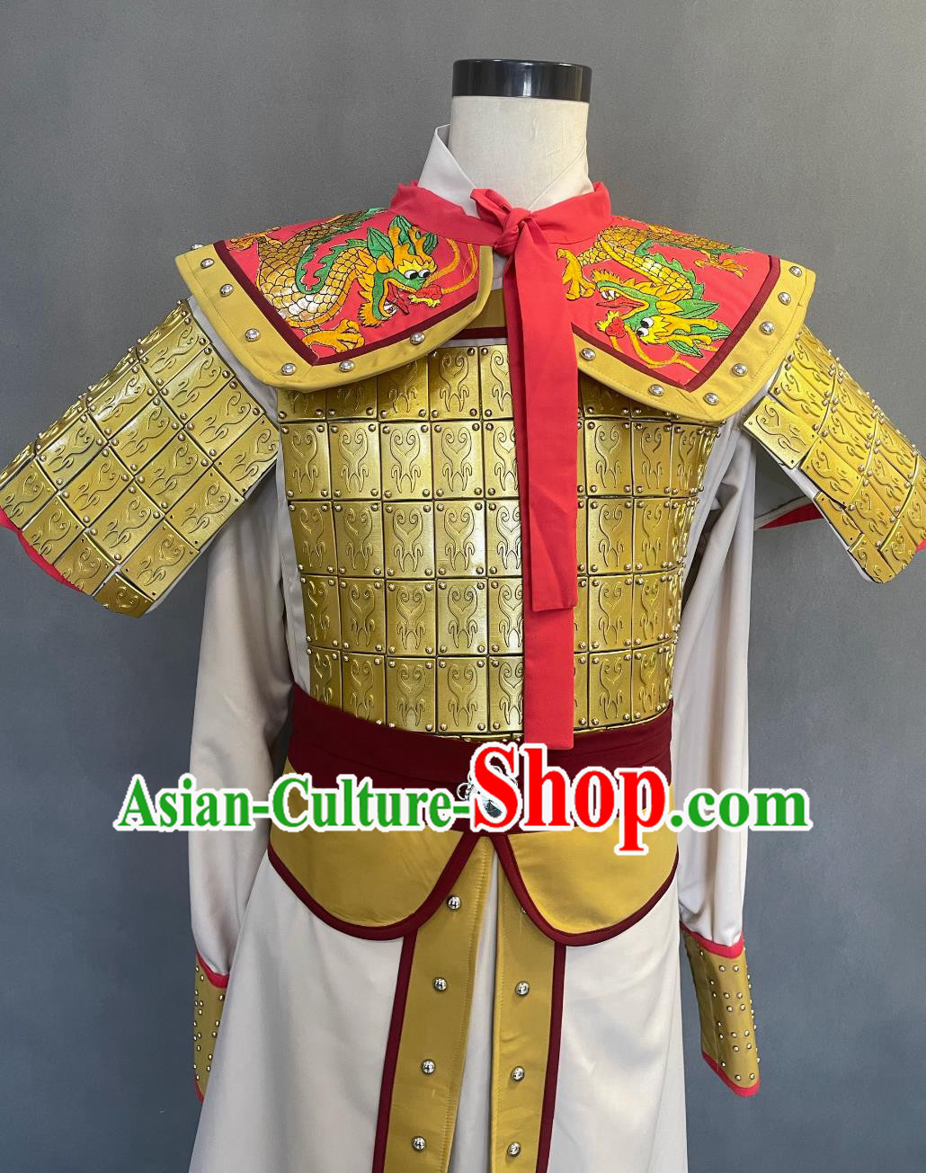 Chinese Tang Dynasty Soldier Costume Ancient China General Armour Clothing Traditional Monkey King Sun Wukong Armor