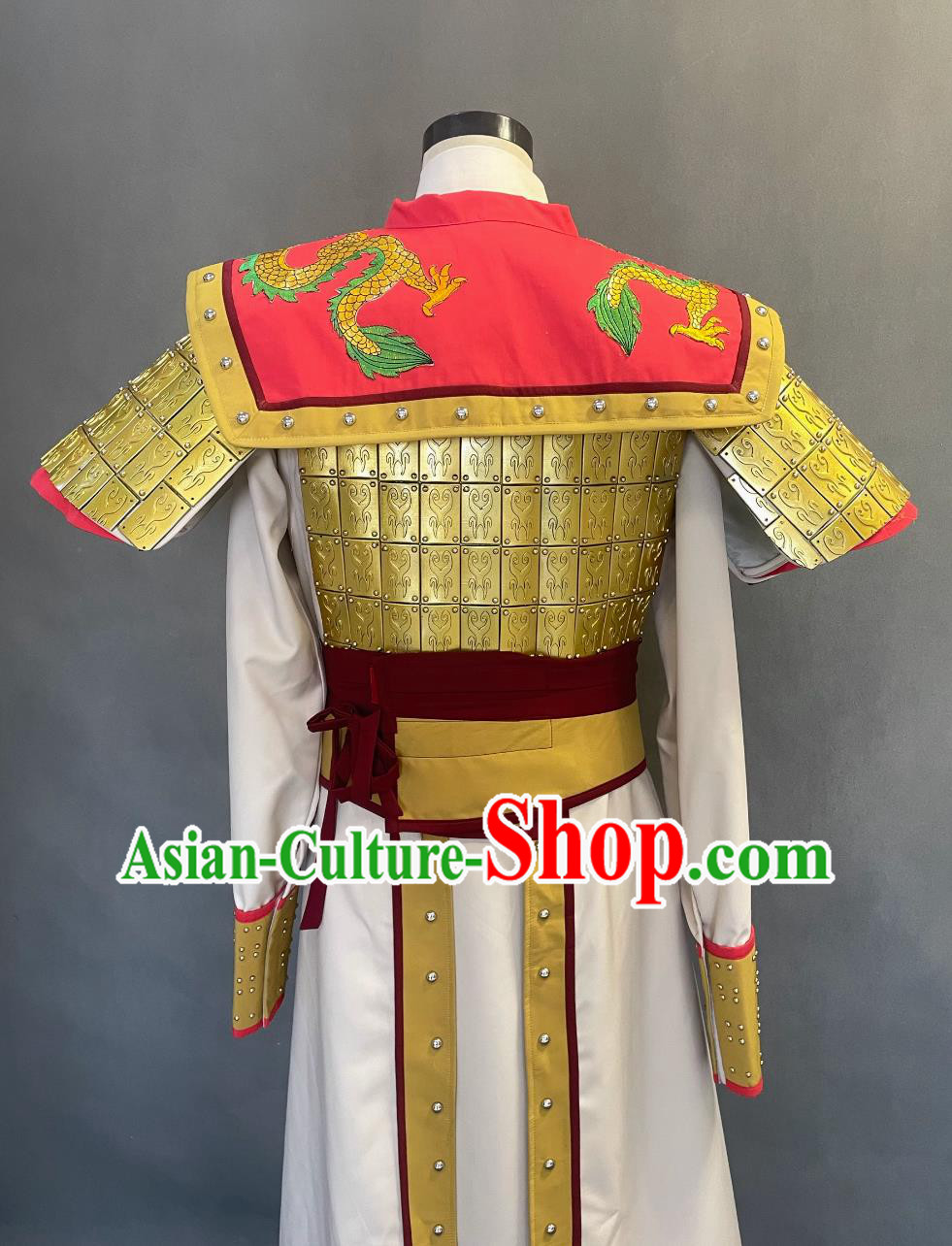 Chinese Tang Dynasty Soldier Costume Ancient China General Armour Clothing Traditional Monkey King Sun Wukong Armor