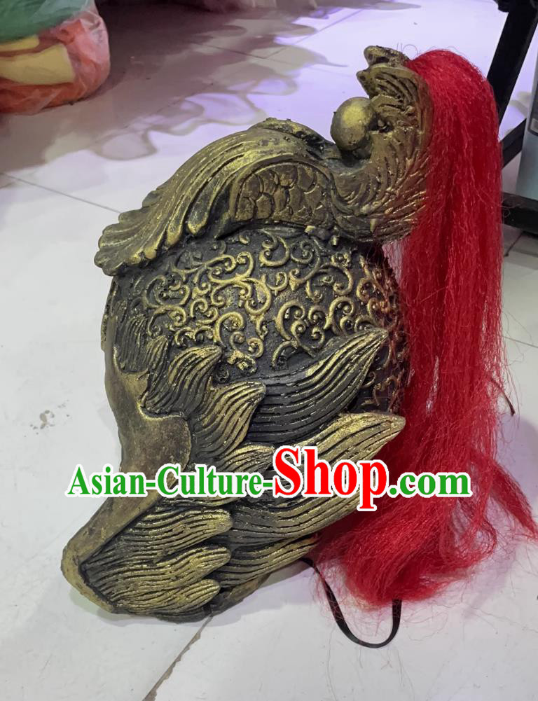 Chinese Traditional Headwear Ancient China General Helmet Three Kingdoms Period Zhao Zilong Hat