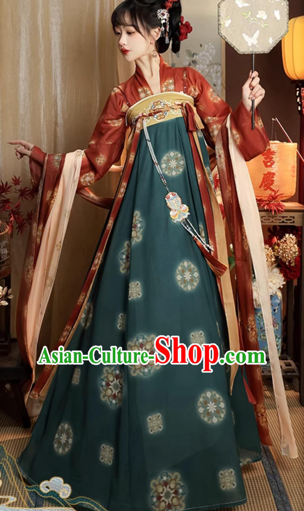 Ancient China Princess Costume Chinese Traditional Hanfu Dress Tang Dynasty Palace Lady Clothing