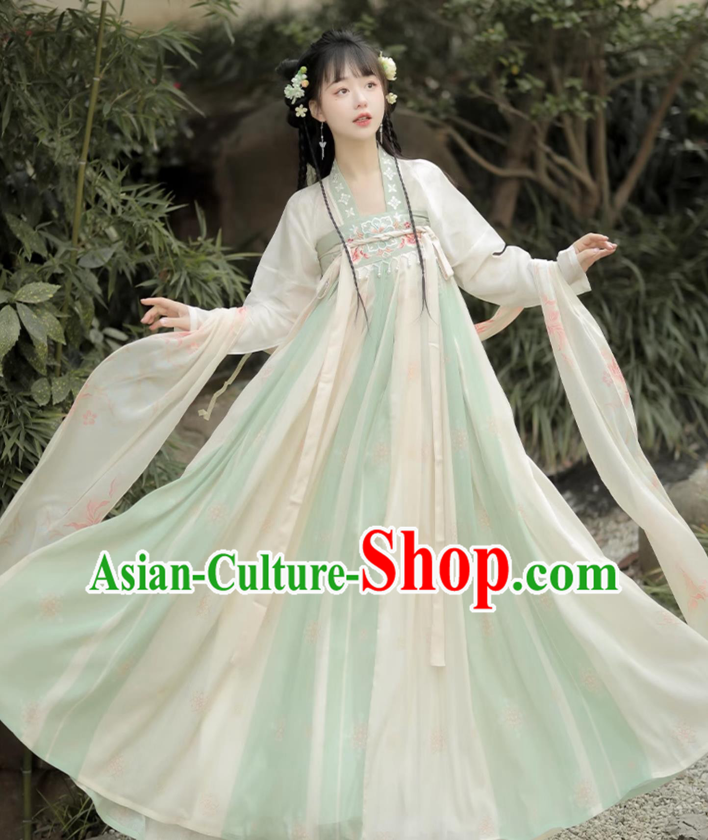 Chinese Tang Dynasty Palace Lady Clothing Ancient China Princess Costume Traditional Female Hanfu Dress