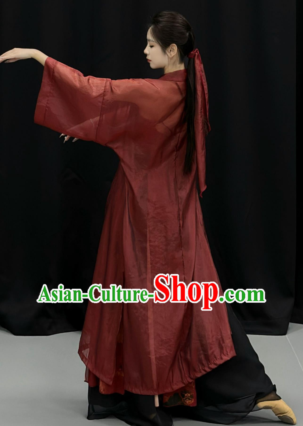 Top Jazz Dance Clothing Woman Solo Dance Qipao Dress Chinese Classical Dance Costume