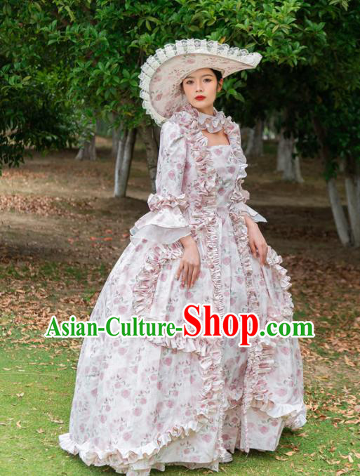 European Style Court Dress European th Century Retro Aristocratic Dress Princess Clothing Drama Costume