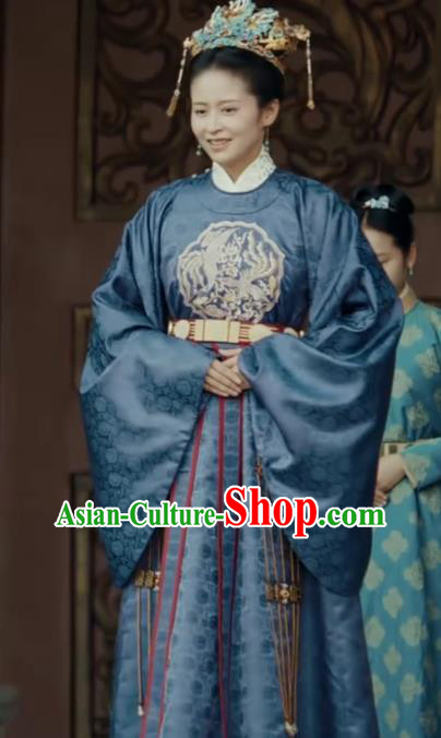 Chinese TV Series Ancient Crown Princess Clothing The Imperial Age Xu Miao Yun Official Robes Ming Dynasty Court Woman Apparels