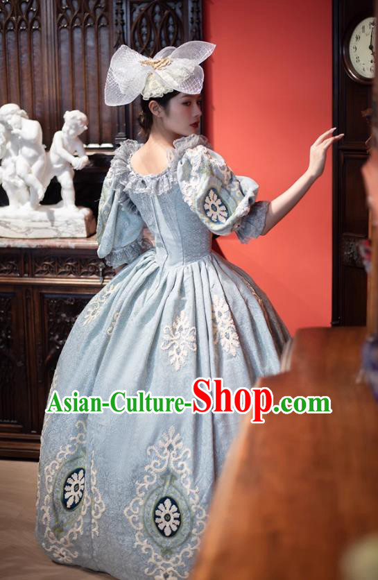 European Style Court Dress European Medieval British Aristocratic Retro Victorian Era Costume Photo Stage Clothing