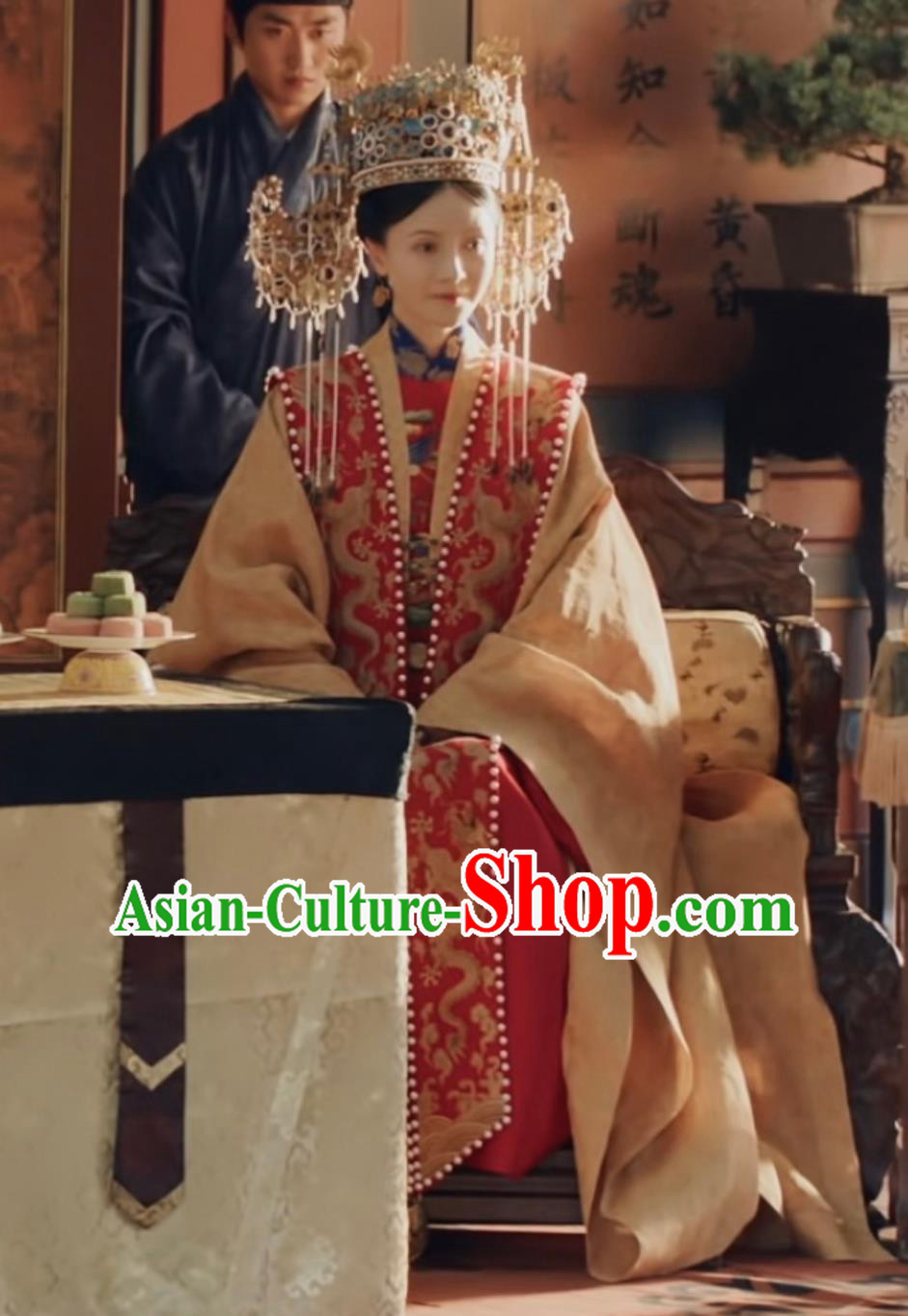 TV Series Song of Youth Ancient Empress Garment Clothing Chinese Traditional Ming Dynasty Queen Costumes