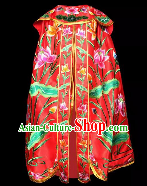 Red Guanyin Bodhisattva Lotus Buddha Robe God Statue Cloak Lotus Shawl Temple Buddha Large Buddha Robe