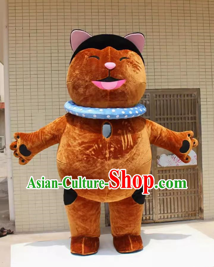 Large Inflatable Lucky Cat Custom Made Human Wearing Cat Adult Doll Event Costume Outdoor Business Performance Promotional Doll