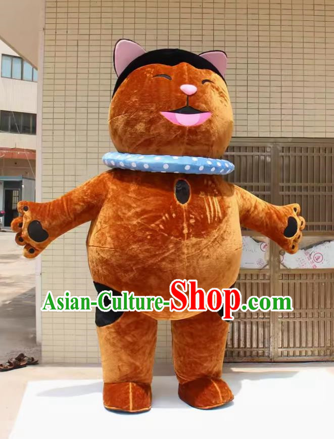 Large Inflatable Lucky Cat Custom Made Human Wearing Cat Adult Doll Event Costume Outdoor Business Performance Promotional Doll