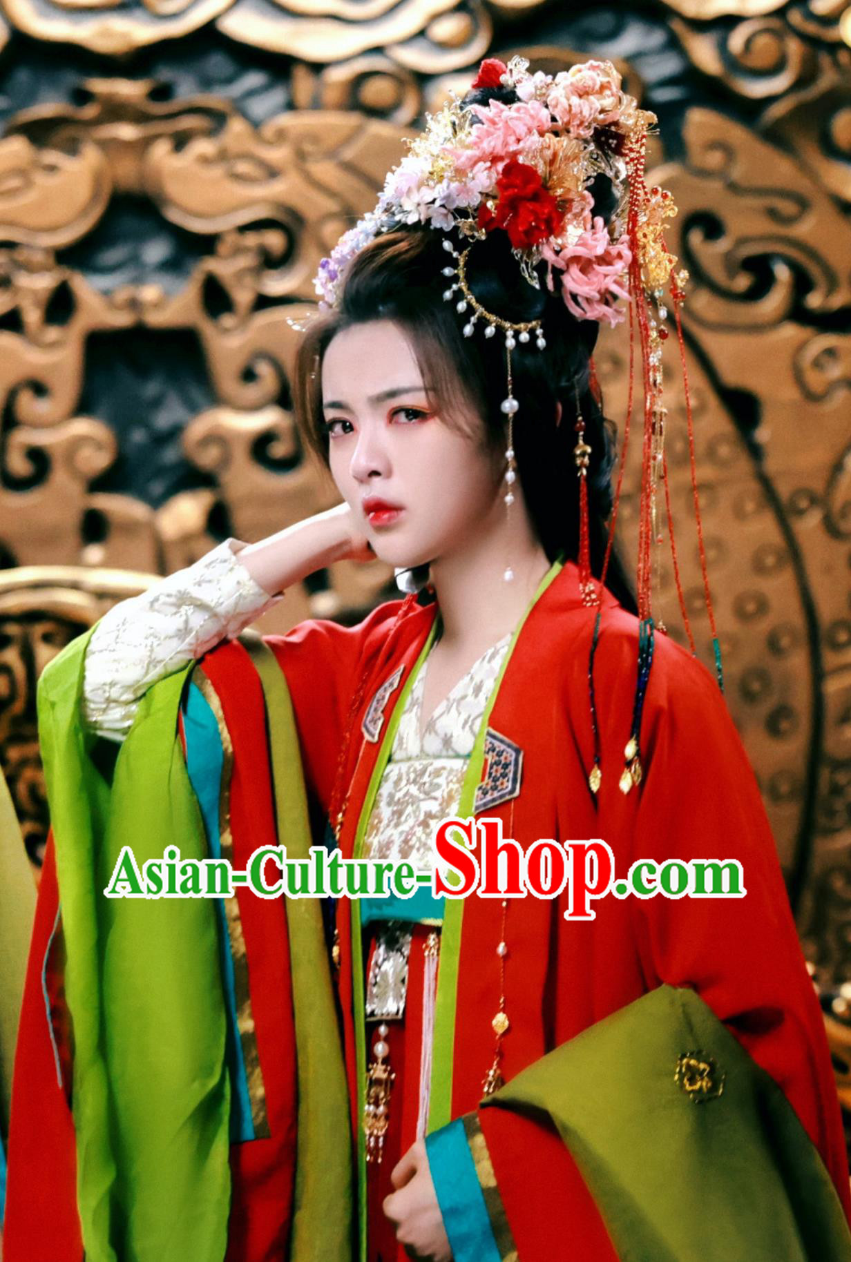 China Ancient Fairy Clothing Costume Drama Love You Seven Times Xiang Yun Wedding Dress