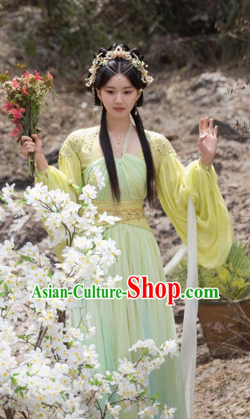 2024 Xian Xia TV Series The Last Immortal A Yin Dresses Chinese Ancient Fairy Princess Clothing