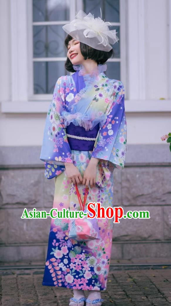 Japanese Taisho Style Kimono Improvement Dress