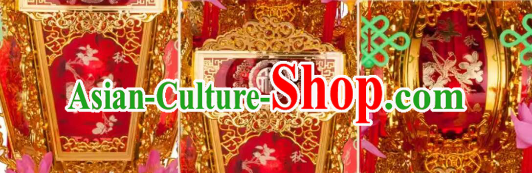 Chinese Handmade Palace Lantern Rotating Lamp Traditional New Year Lantern
