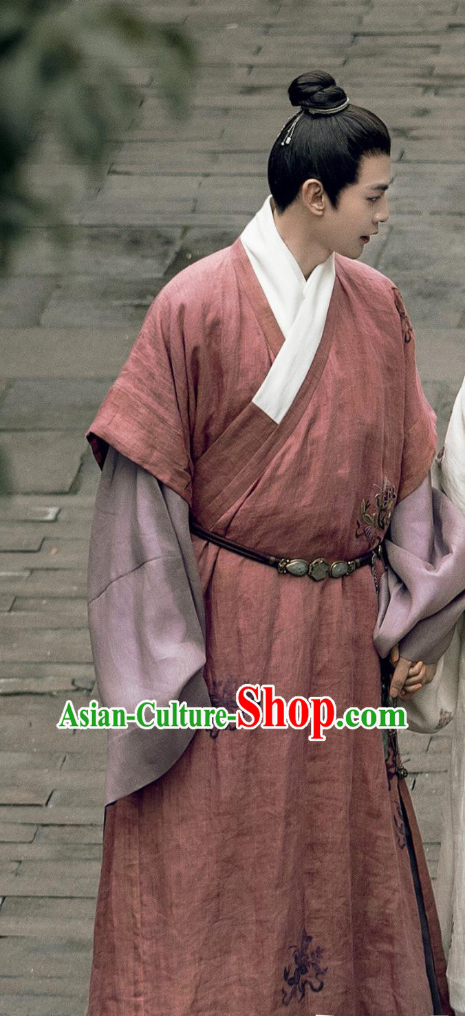China Ancient Scholar Clothing TV Drama The Ingenious One Su Ming Yu Robes Traditional Ming Dynasty Hanfu