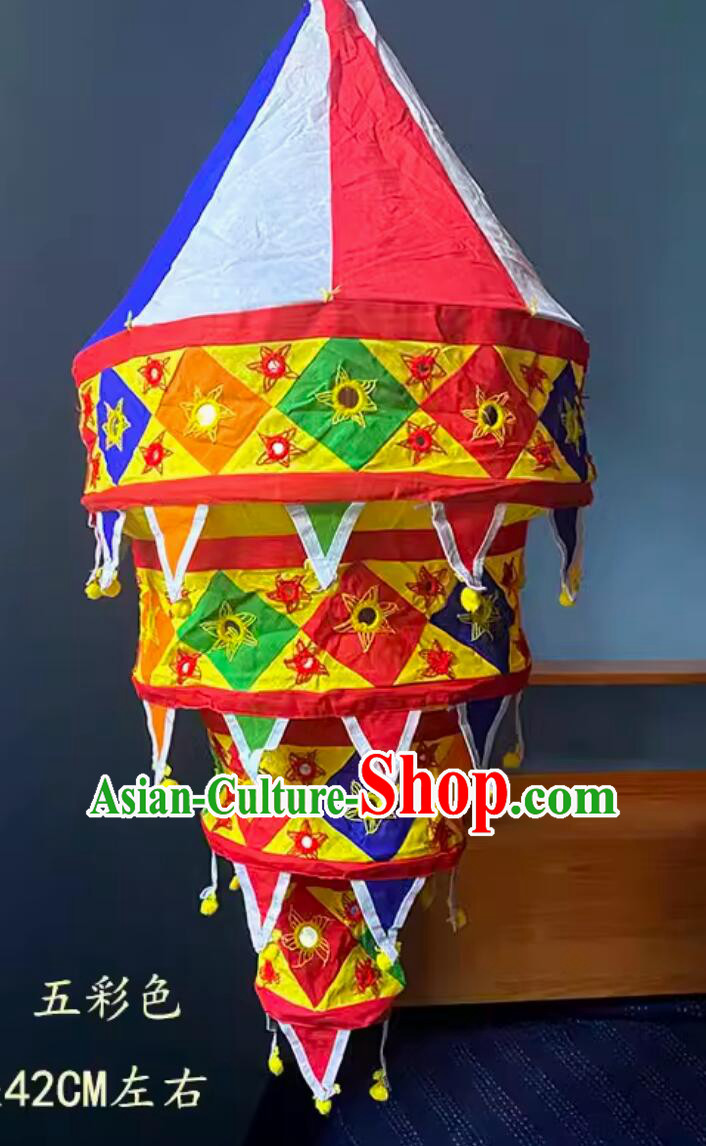 Top Handmade Traditional Lantern Tibetan Laba Cloth Lamp Nepal Light