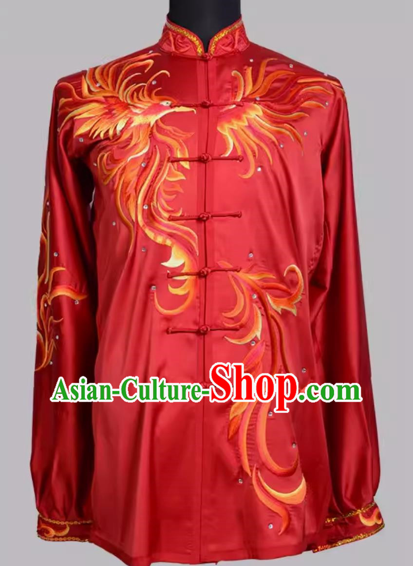 Embroidered Bright Diamond Tai Chi Performance Clothing Group Competition Competition Clothing