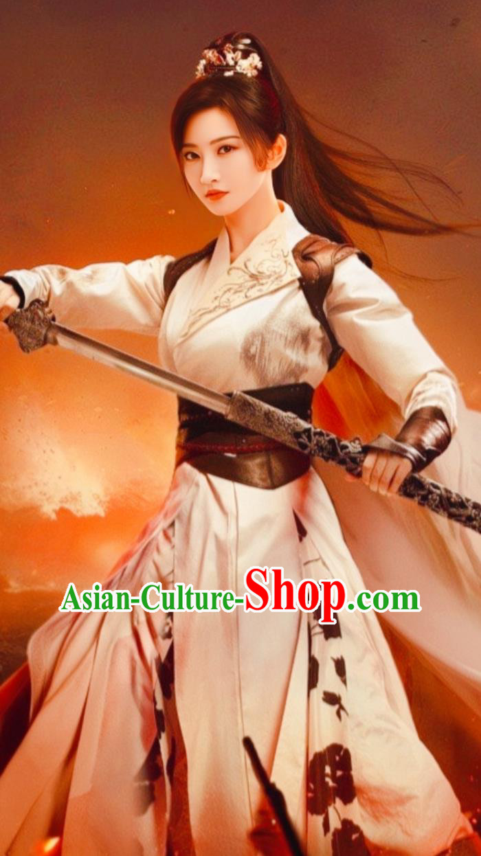 TV Series Wonderland of Love Heroine Cui Lin Dress China Traditional Clothing Chinese Ancient Swordswoman Costume
