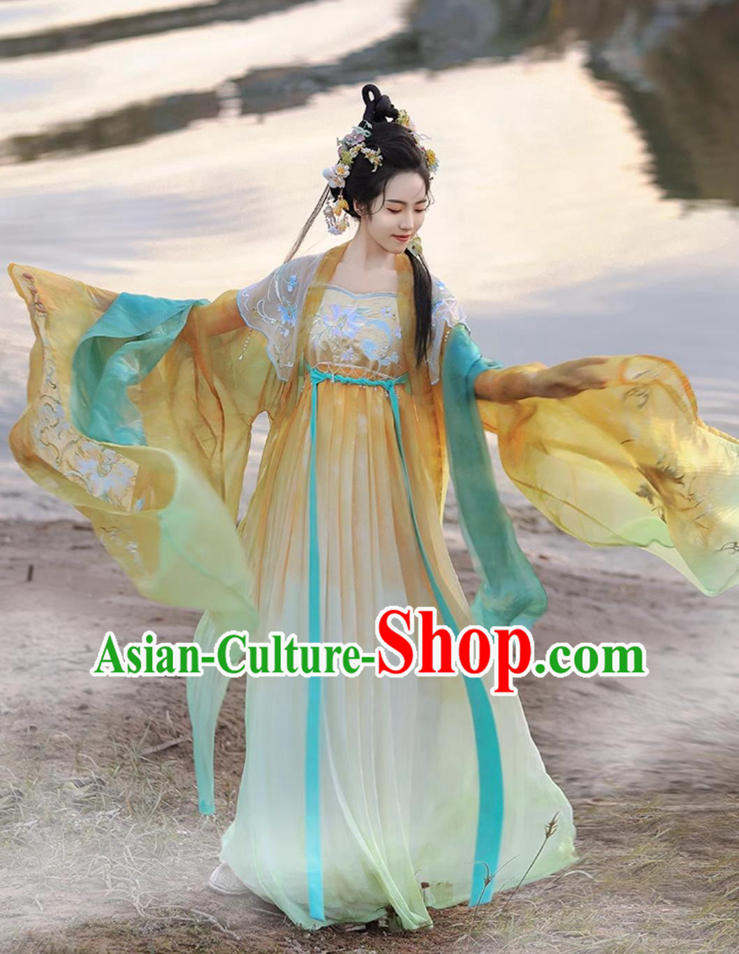 Chinese Ancient Clothing Tang Dynasty Hezi Dress Traditional Hanfu Ancient Princess Fairy Costumes