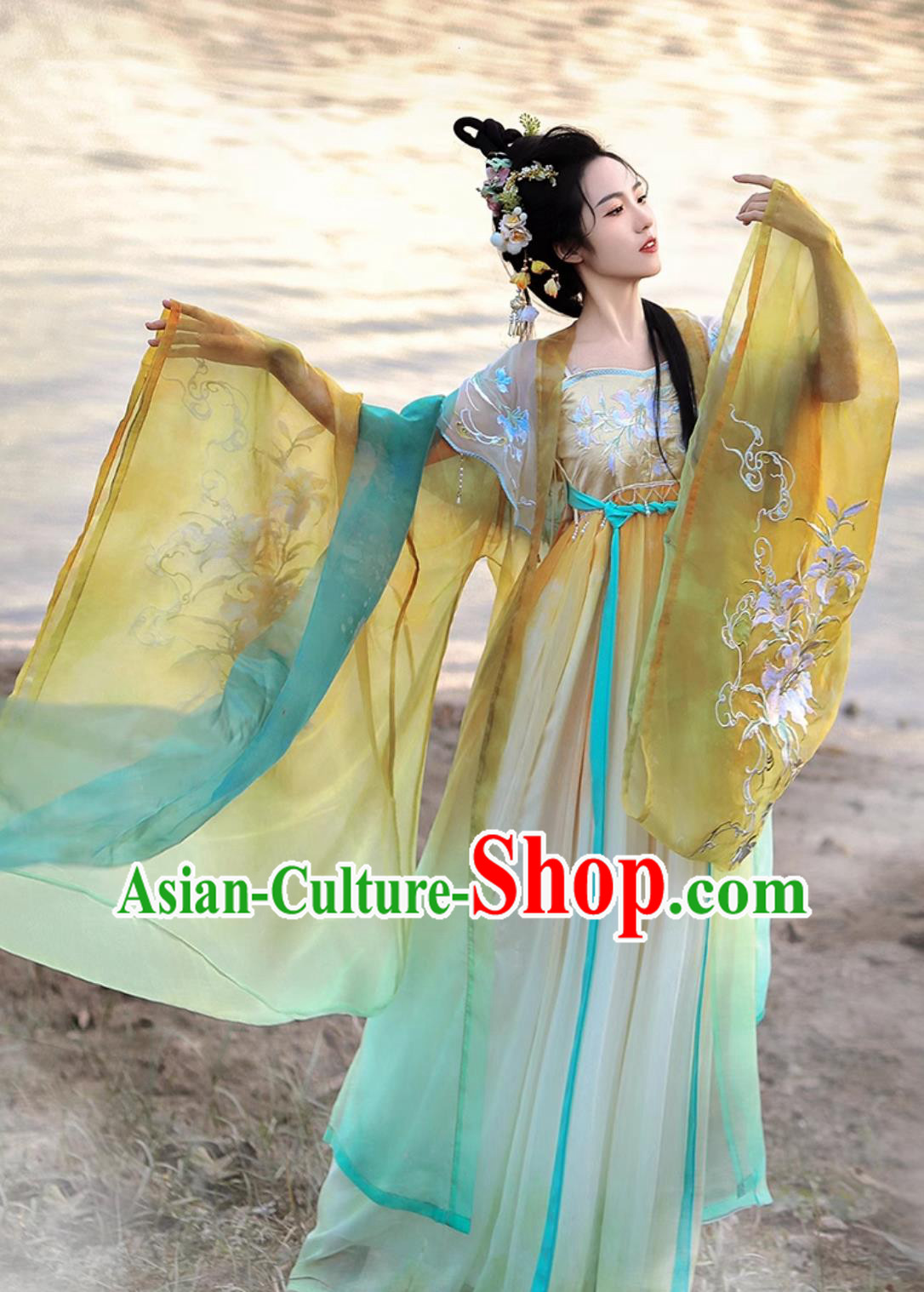 Chinese Ancient Clothing Tang Dynasty Hezi Dress Traditional Hanfu Ancient Princess Fairy Costumes