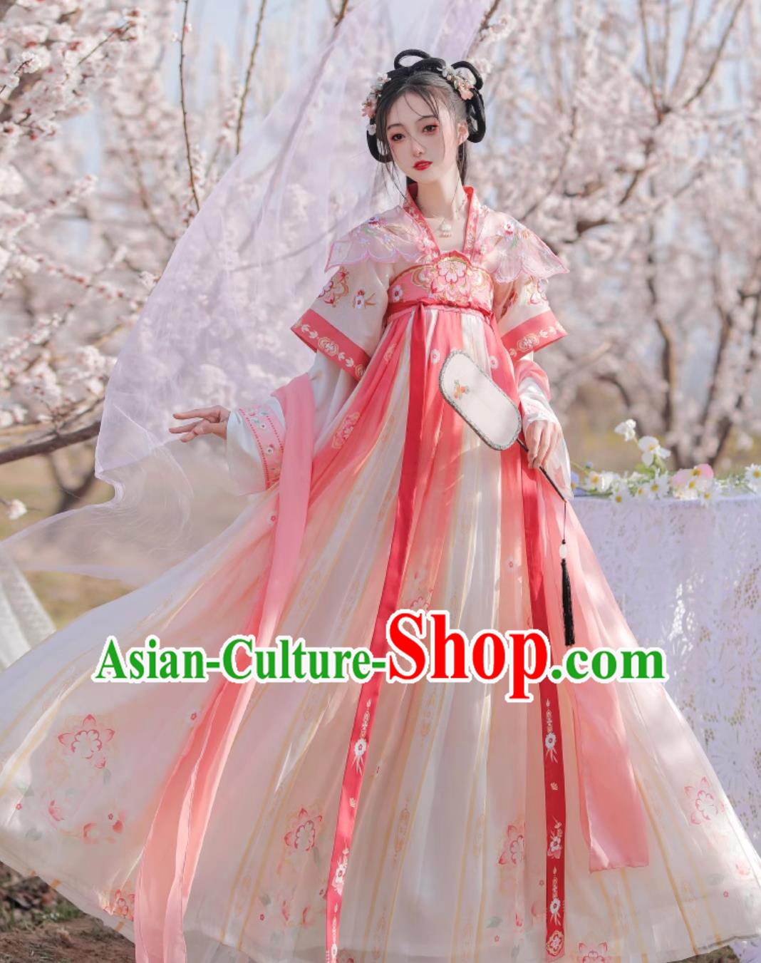 Chinese Traditional Clothing Woman Pink Hanfu Dresses China Ancient Palace Princess Costumes