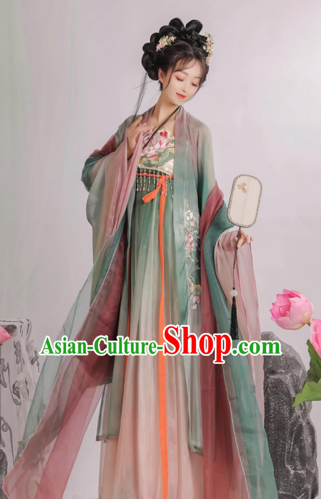 China Ancient Palace Princess Costumes Chinese Traditional Clothing Tang Dynasty Woman Hanfu Dresses