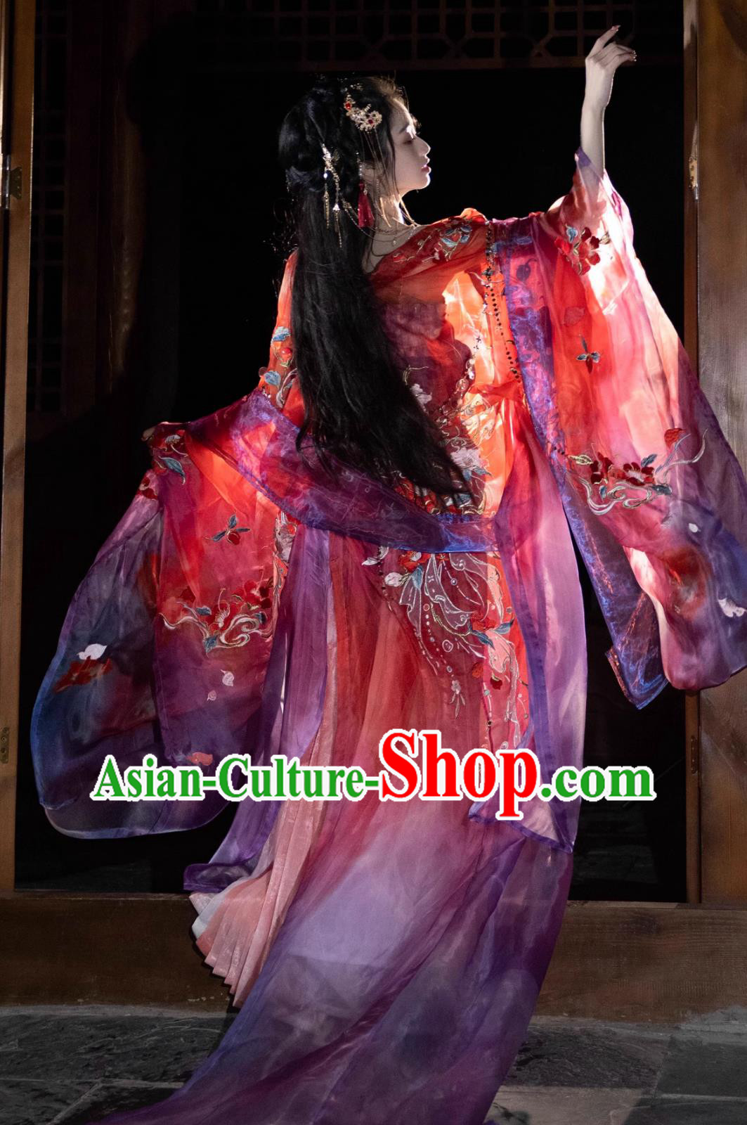 Chinese Ancient Princess Costumes Superheroine Embroidered Dress Hanfu Online Shop