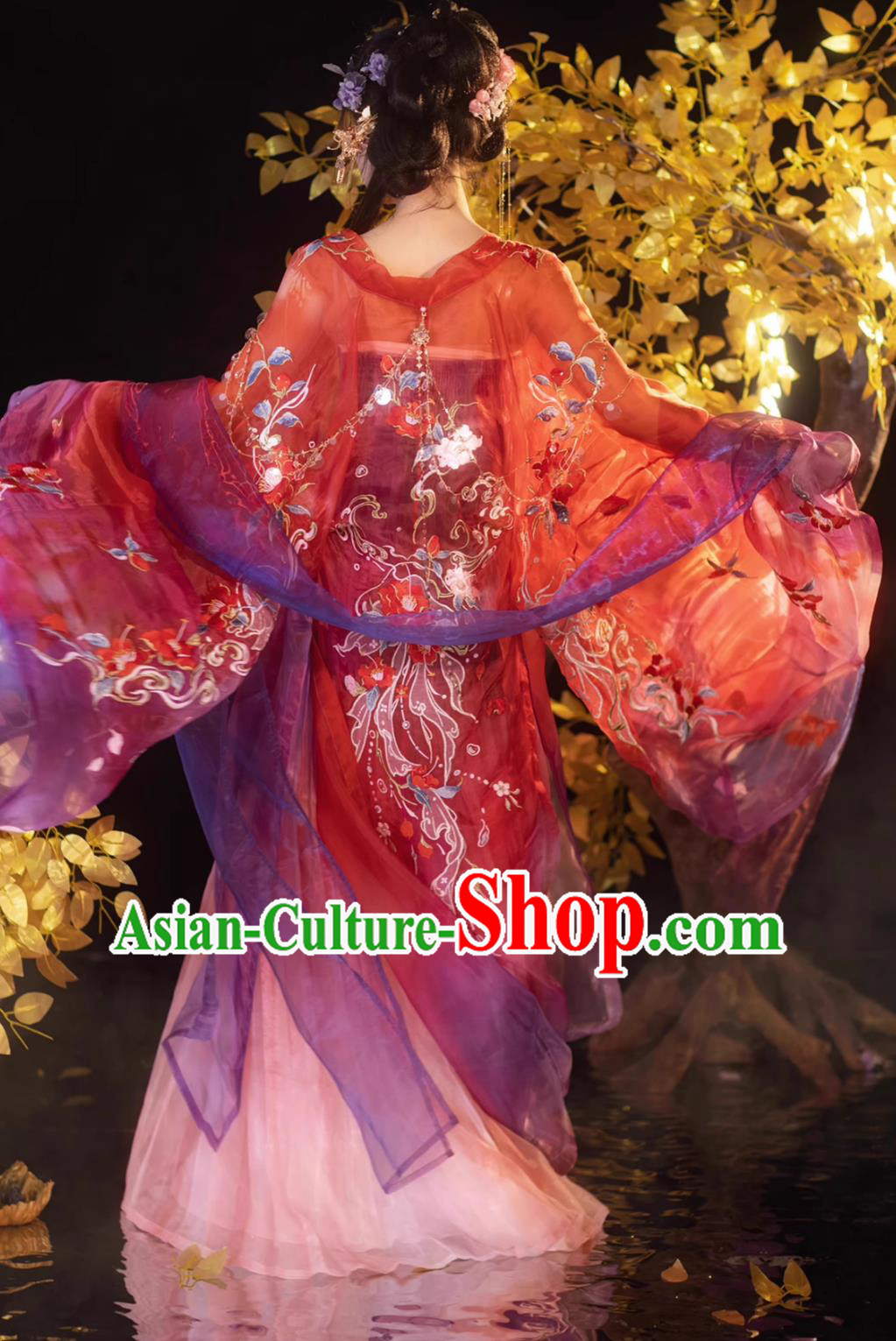 Chinese Ancient Princess Costumes Superheroine Embroidered Dress Hanfu Online Shop
