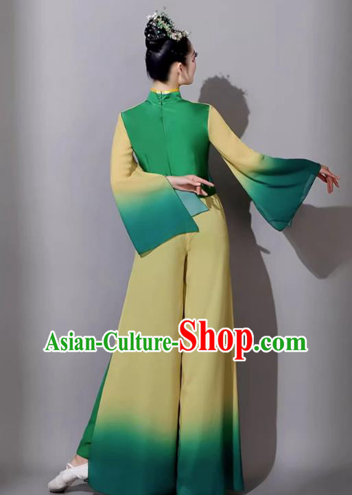 Yangge Dance Performance Costume For Women Chinese Jiaozhou Yangge Fan Dance Costume