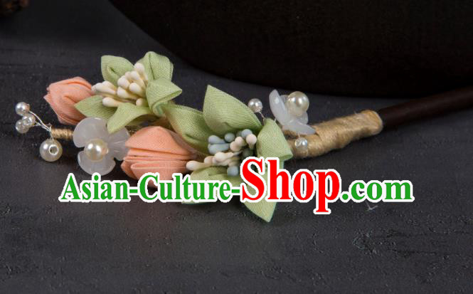 China Ancient Song Dynasty Young Lady Headpiece Retro Qipao Hairpin Hanfu Hair Jewelry
