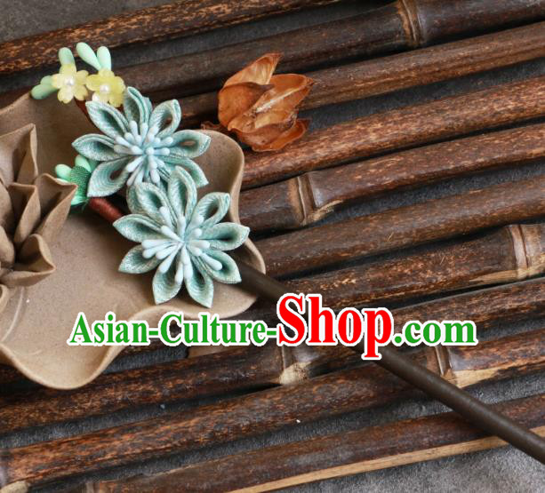 Ancient Young Lady Headpiece Handmade Qipao Hairpin China Hanfu Hair Jewelry