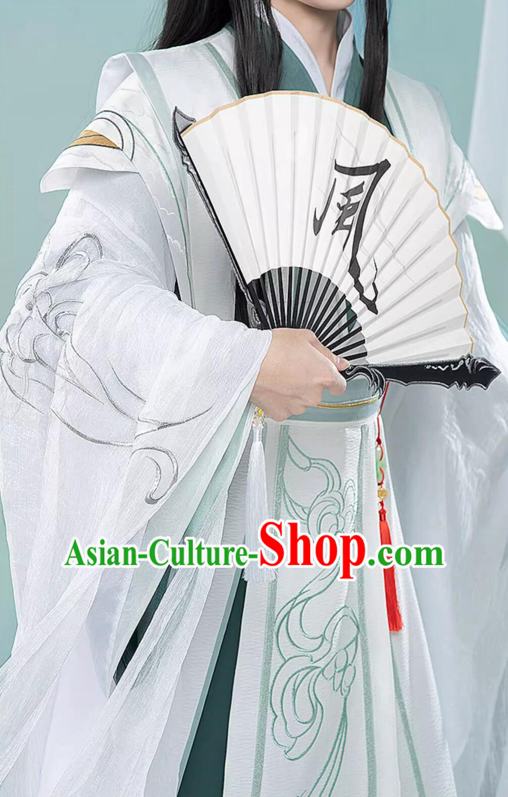Ancient Chinese Super Hero Costumes Comic Heaven Official Blessing Shi Qing Xuan Male Outfit
